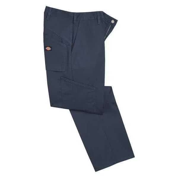Work Pants, Dark Navy, 34 in. Waist Size, DICKIES, Mfr# LP65DN 34 34