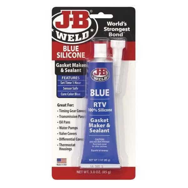 Silicone, 3 oz, Tube, Blue, Silicone Base, Not Applicable