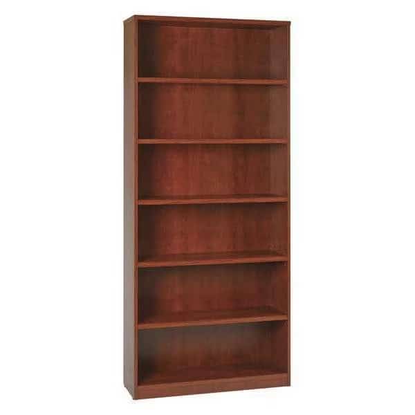 Bookcase, 36" Wx12" Dx84" H, Mahogany