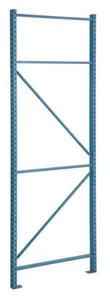 Upright Frame, 20 ft H, 3 in W, 42 in D, Blue