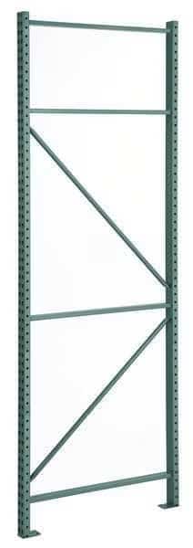 Upright Frame, 20 ft H, 3 in W, 48 in D, Green