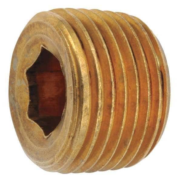 Countersink Plug, Brass, 1/4 in, MNPT, Mfr#: 706115-04, EnjoyTool select