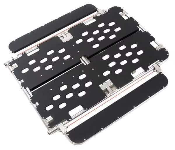 Bariatric Board, Blk, 1000 lb, 3 Straps
