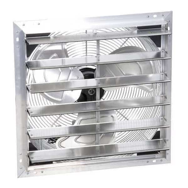 Shutter Mount Exhaust Fan, 20", 1 Speed, 2235 cfm, 115V