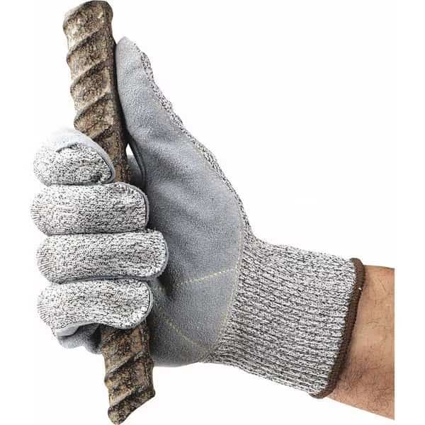 Cut Resistant Gloves, Cut Level A4 , Uncoated , Sandy , 10 1 PR
