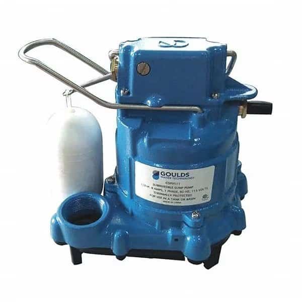 1/3 HP 1-1/2" F Submersible Sump Pump 115V, Goulds Water Technology, Mfr#: GSP0311-25
