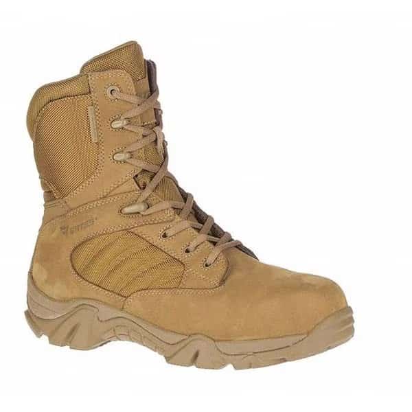 Men's 8 in Work Boot, 10-1/2 Composite Toe, 8 in H, Coyote, E04272