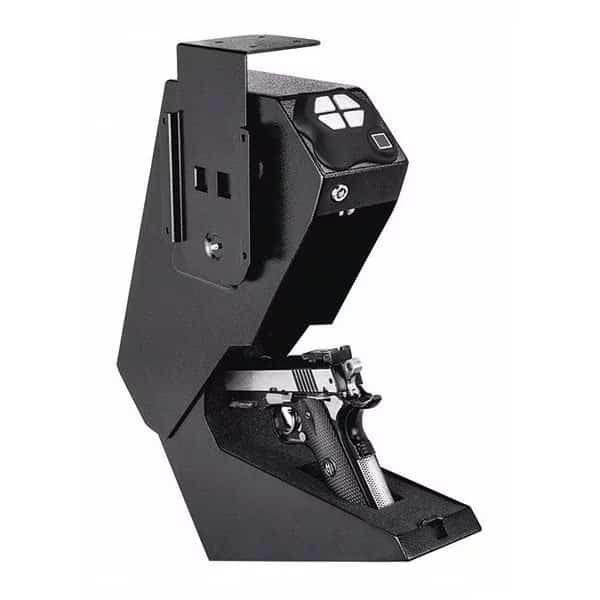Pistol Safe, Biometric Lock, 8.6 lbs, Not Rated, Pistol, Barska, Mfr#: AX13092