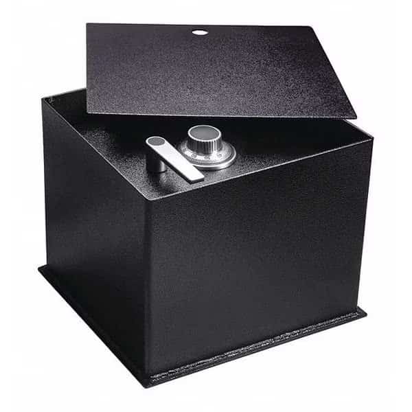 Underground Floor Safe, 0.89 cu ft, 87.4 lb, Not Rated Fire Rating