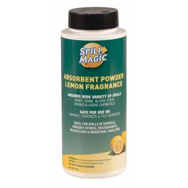 Absorbent Spill Powder,145g,Green,PK6, Mfr#: 97503, SPILL MAGIC