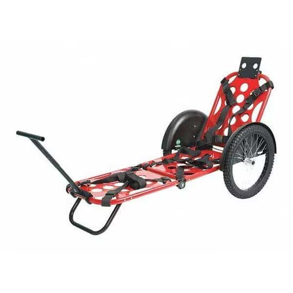 Stretcher, 28" L, 20" H, Red