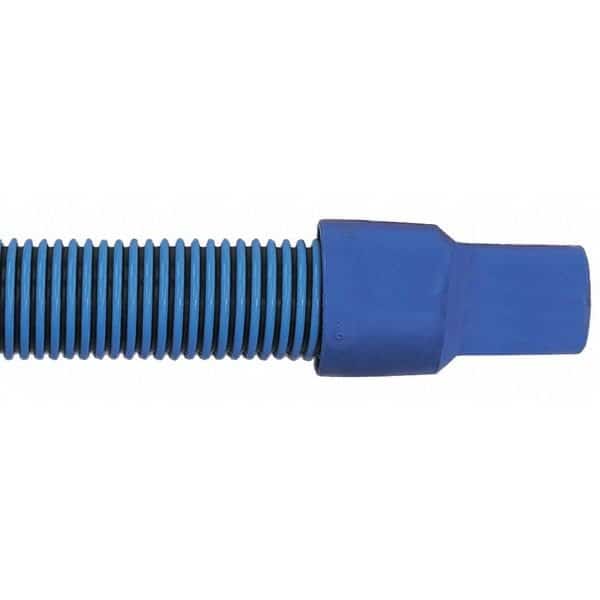 Vacuum Hose, Plastic, Blue, 36 ft. L