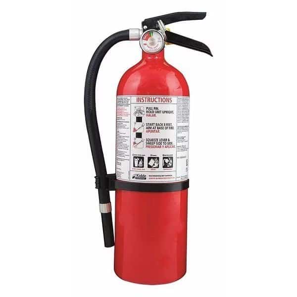 Fire Extinguisher, 5.5 lb Capacity, Class ABC , UL Rating3A:40B:C , Monoammonium Phosphate