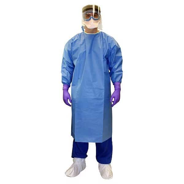 Liquid Barrier Gown, LowLint, BL, S/M, PK10, Kimtech, Mfr#: 47992
