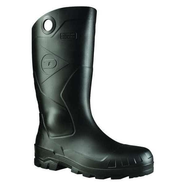 Chesapeake Plain-Toe PVC Work Boots, Waterproof, Defined Heel, Oil Resistant Sole, Black, Size 11