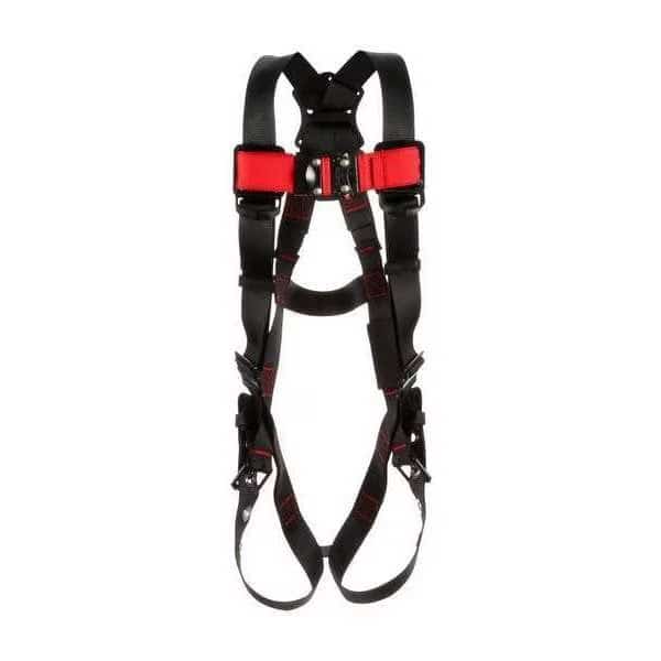 Protecta(R) Vest-Style Harness, 2XL, 420 lb., Quick-Connect Chest/ Tongue Leg Straps, Back D-Ring
