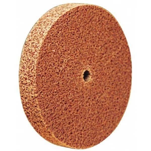 Unitized Wheel, 6 in Dia, 1/4 in W, 1/2 in Arbor Hole