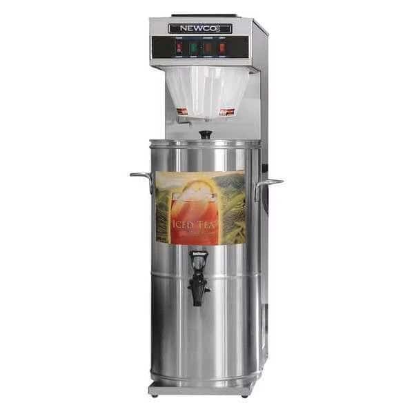 Silver Commercial 3 gal Tea and Coffee Brewer