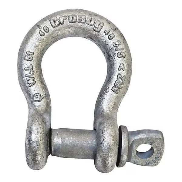 Shackle, 1 in., 25,000 lb., Screw Pin