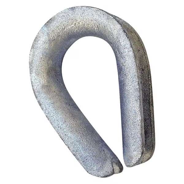 Heavy Wire Rope Thimble, 3/8 in., Steel