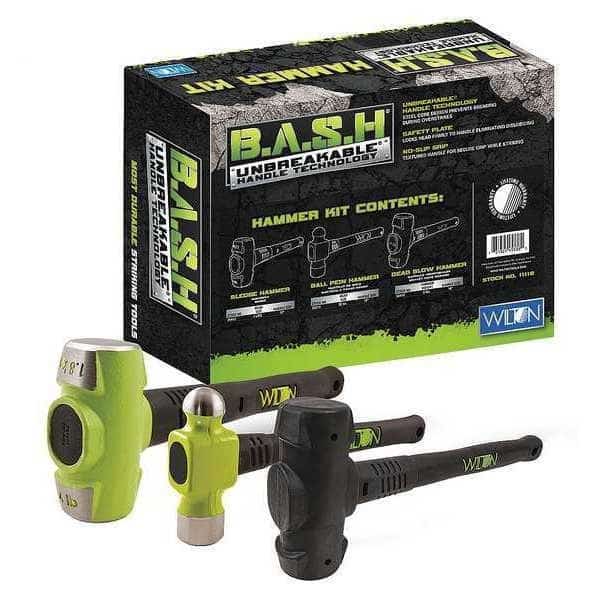 Shop Hammer Kit, Blk Handle, Nonslip Grip