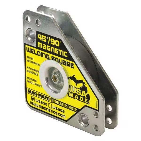 Magnetic Welding Square, 3-3/4in.L, 60 lb.