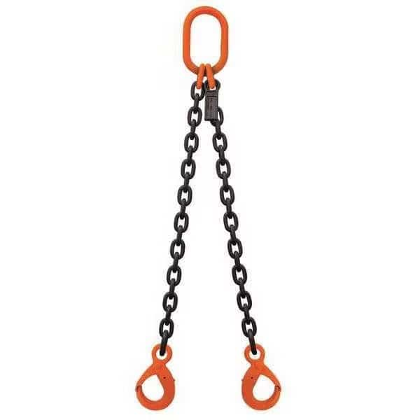 Chain Sling, 3/8in Size, 10 ft L, DOL Sling