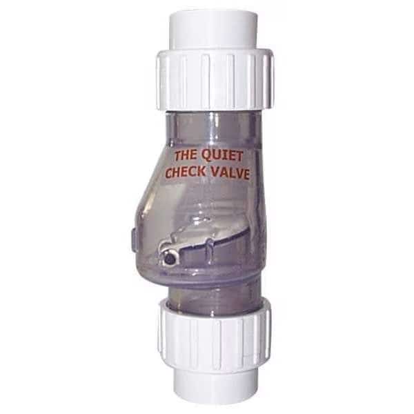 2" Slip Clear PVC Silent Check Valve