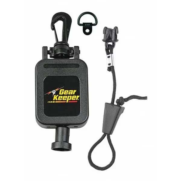 Mic Retractor, 28in. L, Black, Plastic, Snap