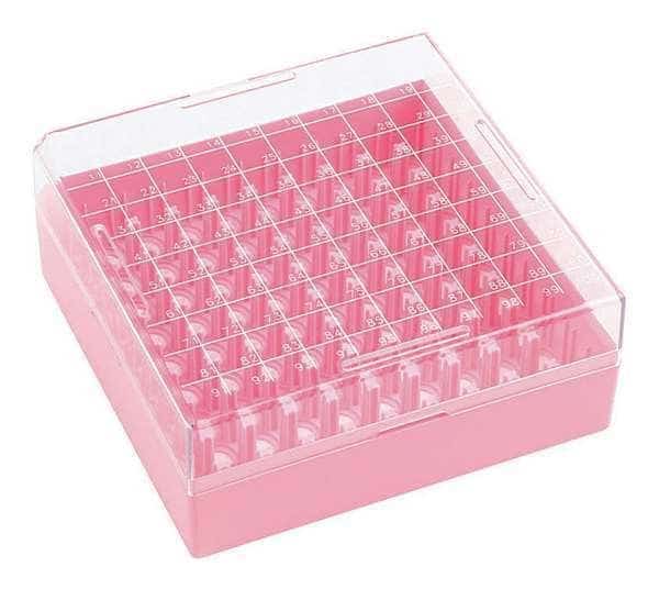 Freezer Box,Pink,PK10, Mfr#: W651704-P, WHEATON