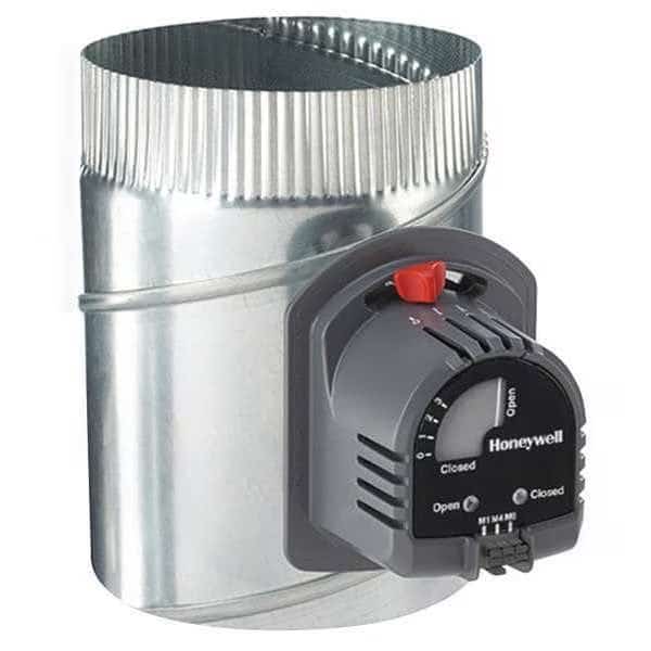 Round Damper, Gr/Rd/Steel, 8 in. Dia.