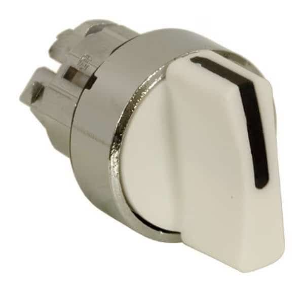Non-Illum Selector Swtch, 22mm, 2 Pos, Levr, SCHNEIDER ELECTRIC, Mfr# ZB4BD201