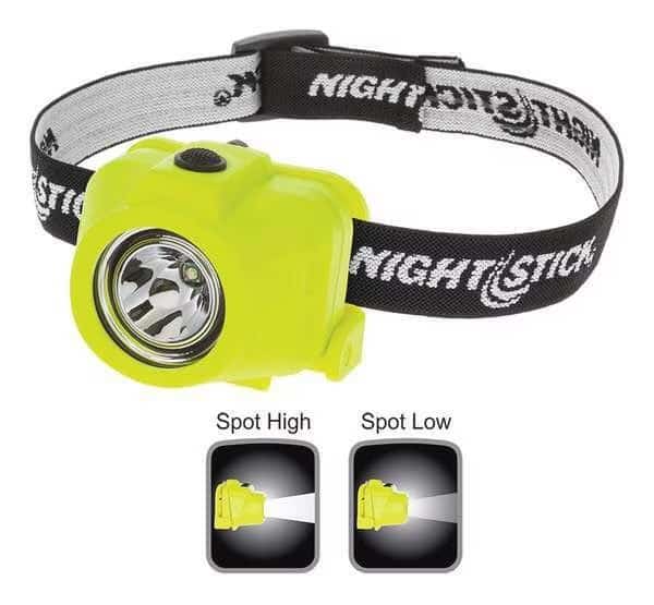 Intrinsically Safe Headlamp, LED, Lumens: 90/50