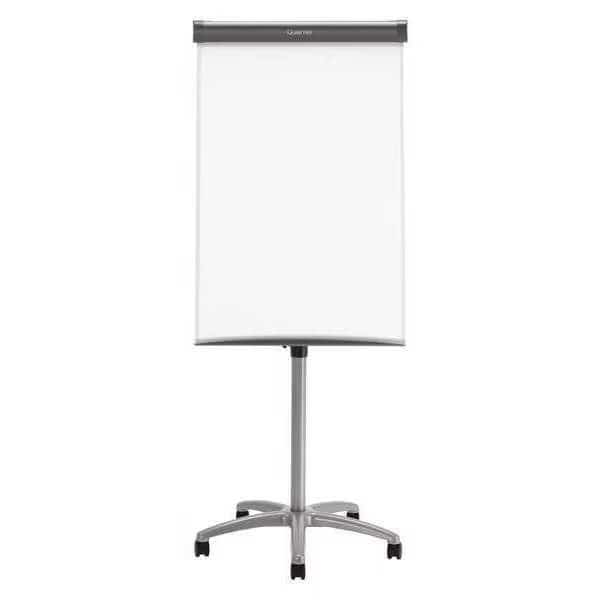 Dry Erase Board, Steel, 24 in, 36 in, Aluminum Frame, White, Gloss