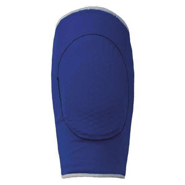 Knee Pad, Non-marring, Plastic Pad, Fabric Cap, pull On Closure, 1 Straps, Blue, White, Universal