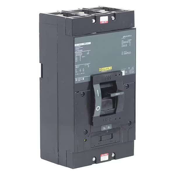 Molded Case Circuit Breaker, LAP Series, 250A, 3 Pole, 600V AC, 42kA at 240VAC