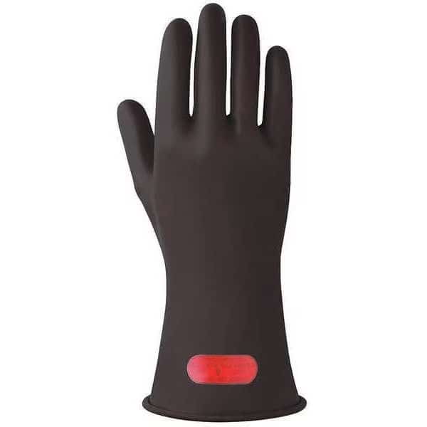 Electrical Gloves, rubber, Black, 11"L, PR