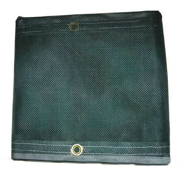 Standard Duty Tarp, 11 ft 8 in x 19 ft 6 in, 5 Mil, Green, Vinyl, Tear Resistant, UV Resistant