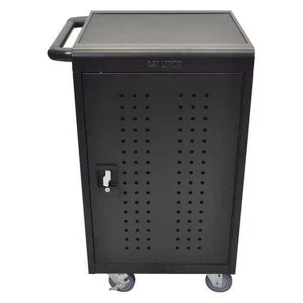 Charging Cart,Steel,30,24-1/2 in. W, Mfr#: LLTM30-B, LUXOR