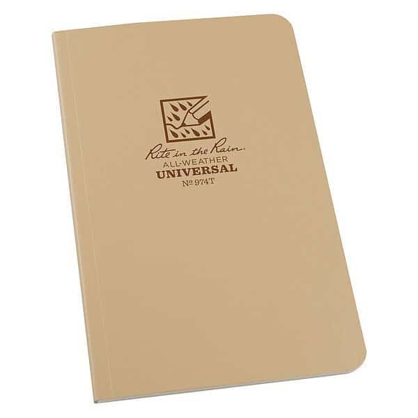 All Weather Notebook,Nonwirebound, Mfr#: 974T, RITE IN THE RAIN