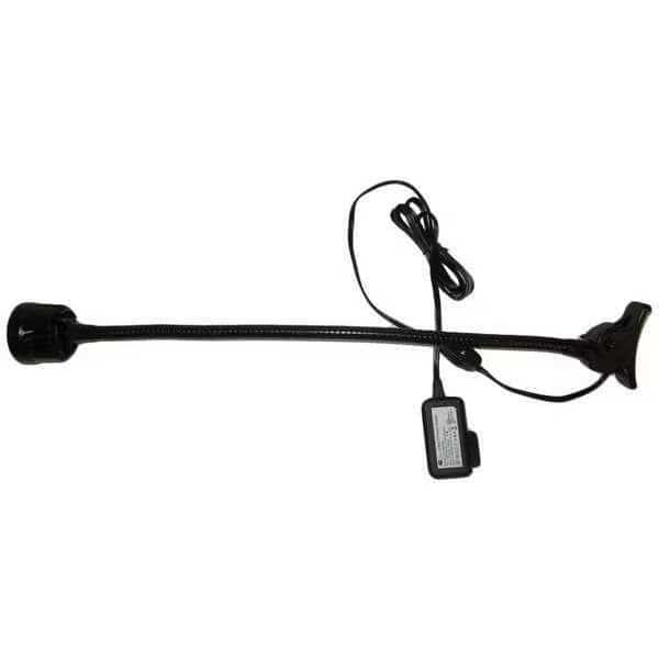 Bench Grinder Lamp, 20inL, Rubber