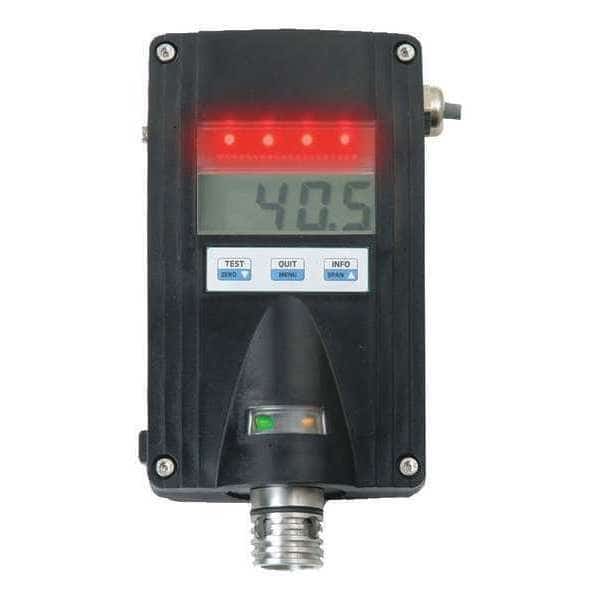 Transmitter,CH4,LCD,7.63 in H,Black, Mfr#: 2801-09-002, GFG