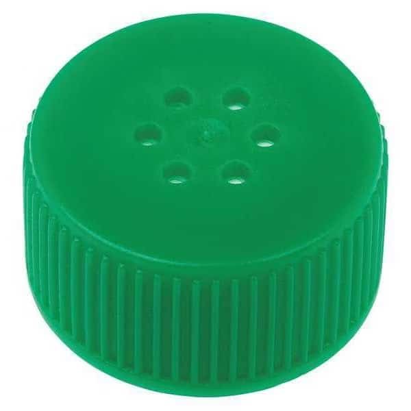 Bioreaction Tube Cap, Green, 17mm, PK100