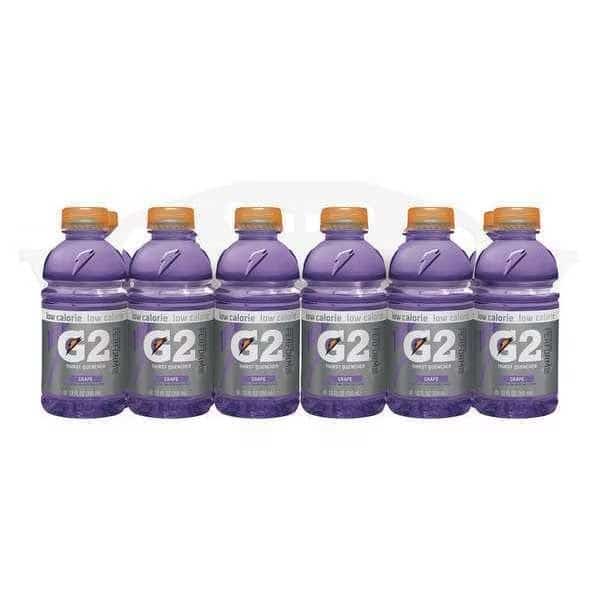 G2, Low Calorie Sports Drink, 12 oz ready to drink, Grape, 24 Pack