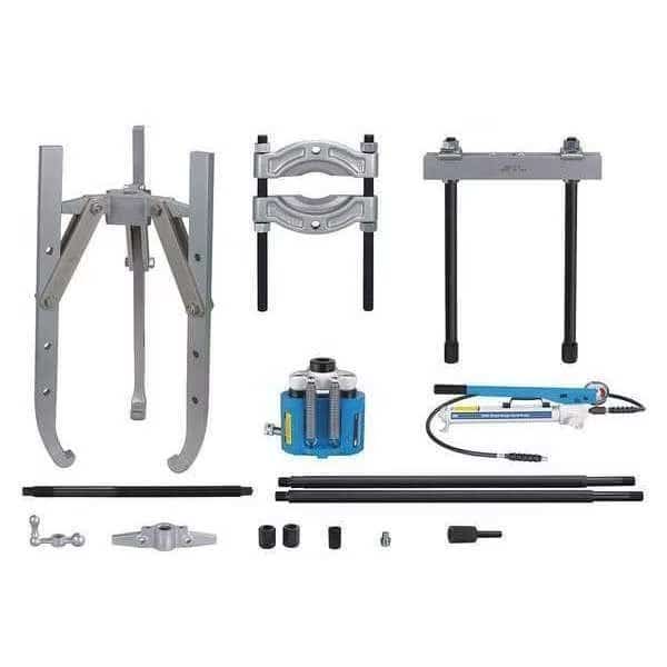 Puller Set, 19 Pieces, Hydraulic, 3 Jaws, OTC, Mfr# 1690
