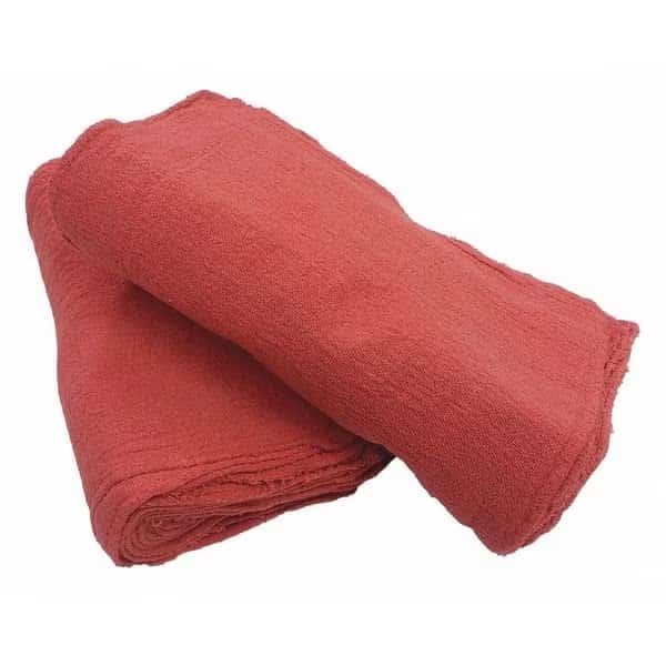 Cotton Red Shop Towels 13" x 14" Red, 300PK, PROCLEAN BASICS, Mfr# Z21817