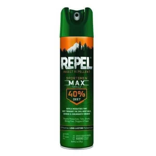 6.5 oz Aerosol Insect Repellent, 40% DEET Concentration, Outdoor Use