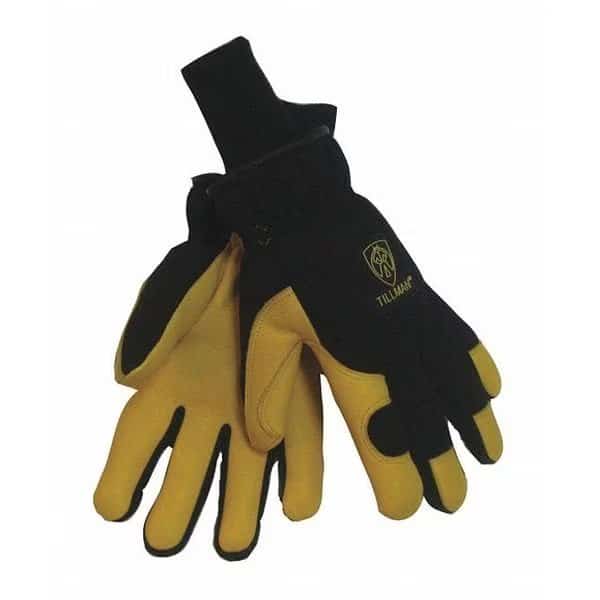 Cold Protection Gloves, 100g Thinsulate Lining, Black/Tan, XL