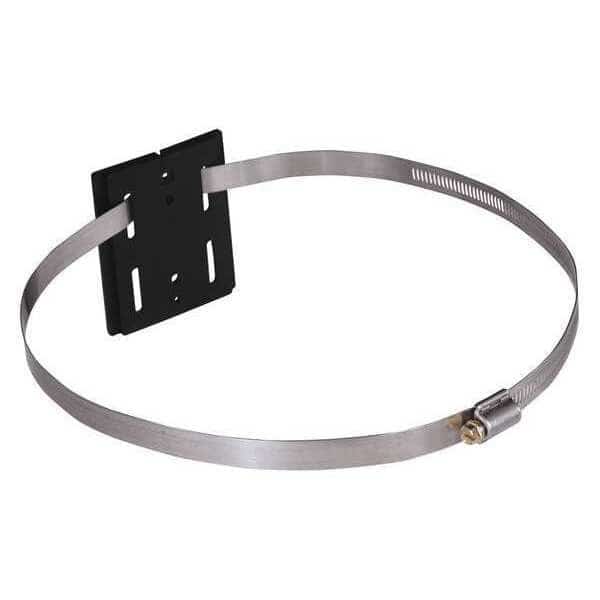 Wall Mount Plate, Black, 10 in. L