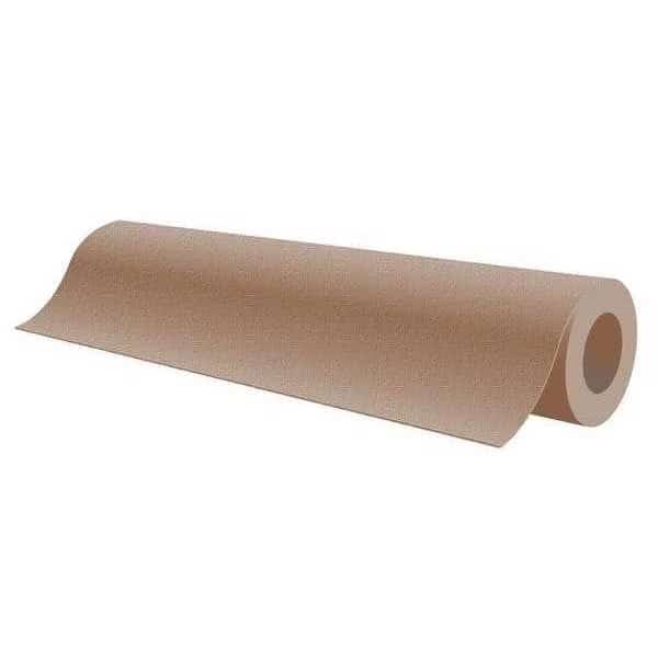 Fiberglass Fabric, 18 ft L, 35 in W, 0.014 in Thick, Plain Backing, 500  Degrees F Max Temp, Tan